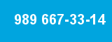 989 667-33-14 989 667-33-14